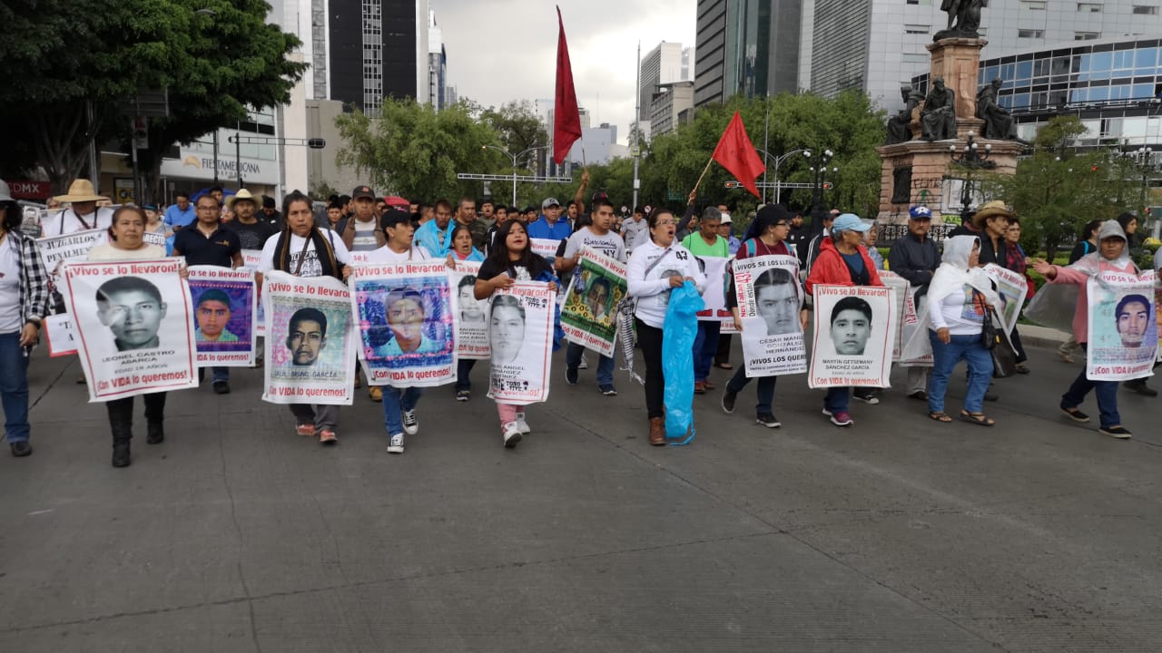 A 57 meses de la desaparición de los normalistas de Ayotzinapa. (Jorge Becerril)