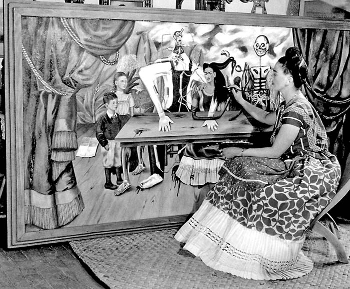 La pintura de mayor formato de la mexicana debutó en 1940, en una muestra internacional de surrealismo. UNAM/DGCS