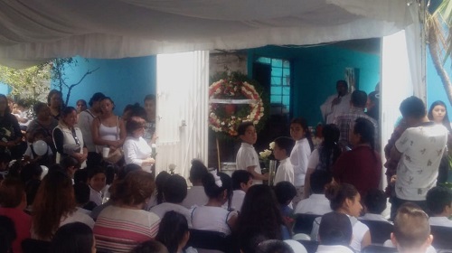 Se realizó una misa. (Zulayma García)