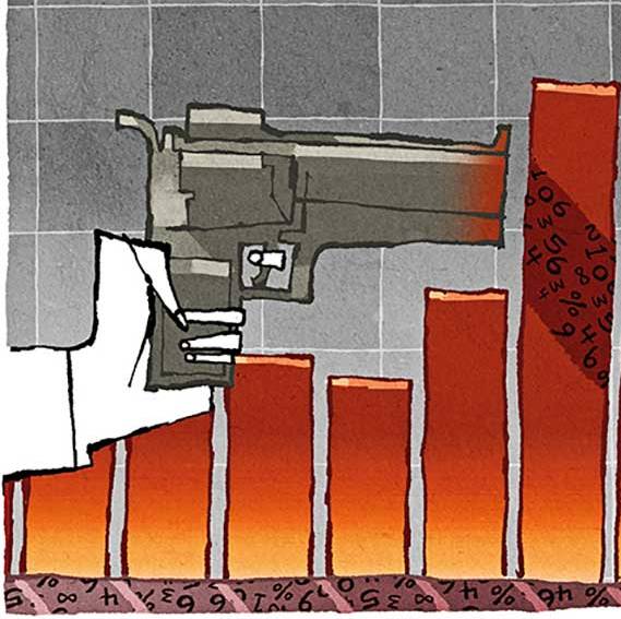 Lo primero que se puede observar es que los datos publicados por el SESNSP crecen o decrecen de un mes al otro.