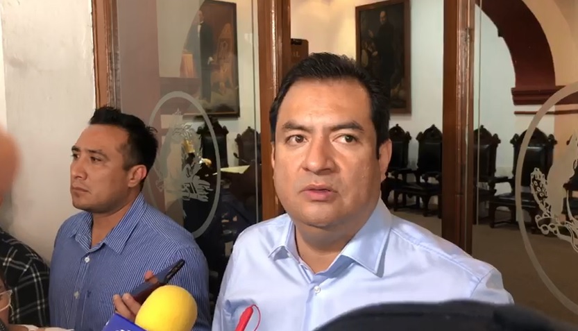 Oswaldo García Jarquín afirmó que los ambulantes están organizados. (Óscar Rodríguez)