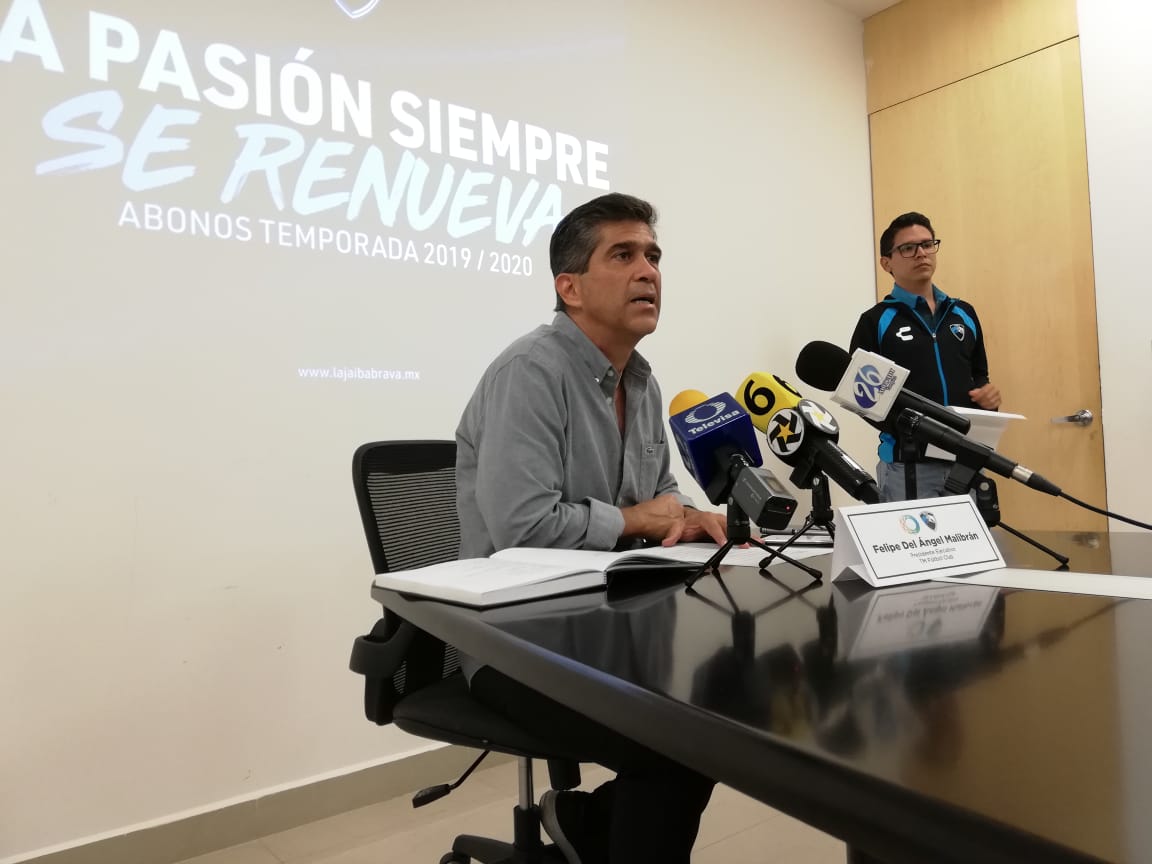 Presidente de la Jaiba Brava TM Futbol Club, Felipe del Ángel Malibrán (Foto/Sergio Sánchez)
