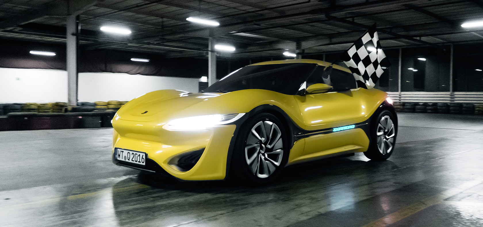 QUANTINO alcanza los 200 km/h. (nanoFlowcell)
