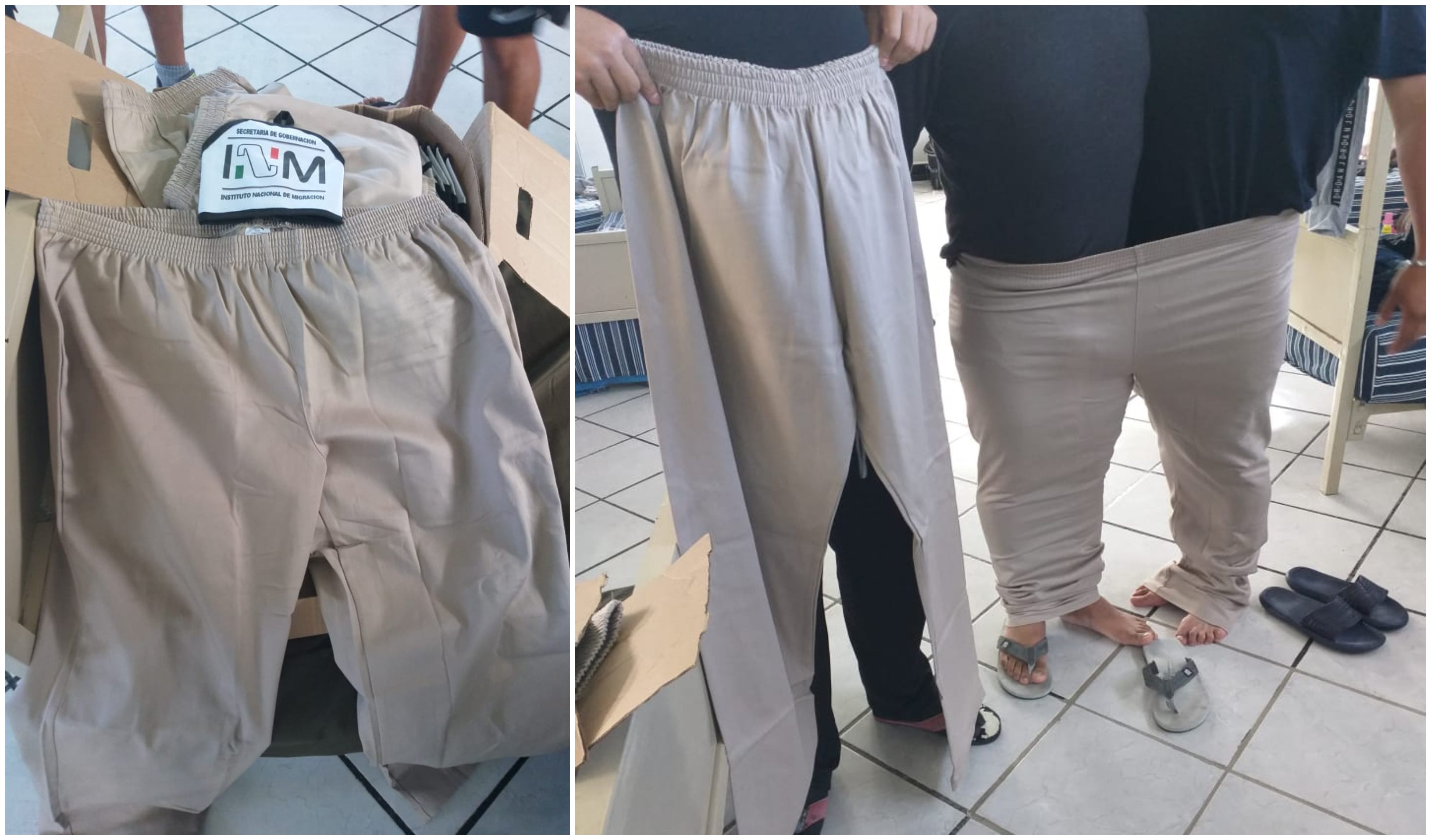 Se quejan de uniformes entregados por INM. (Especial)