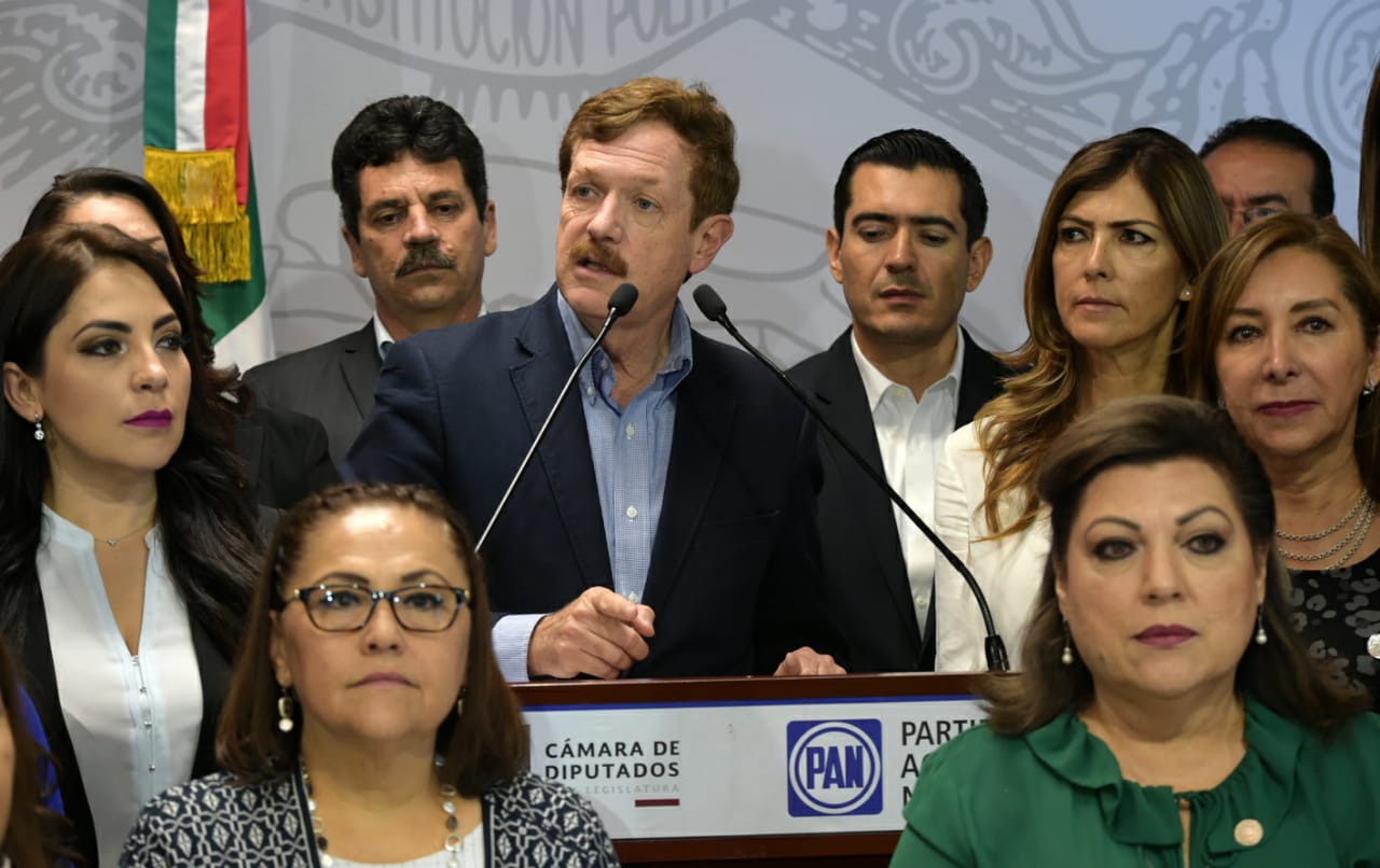 El coordinador panista aseguró también que la respuesta de López Obrador es inmadura (Fernando Damián)