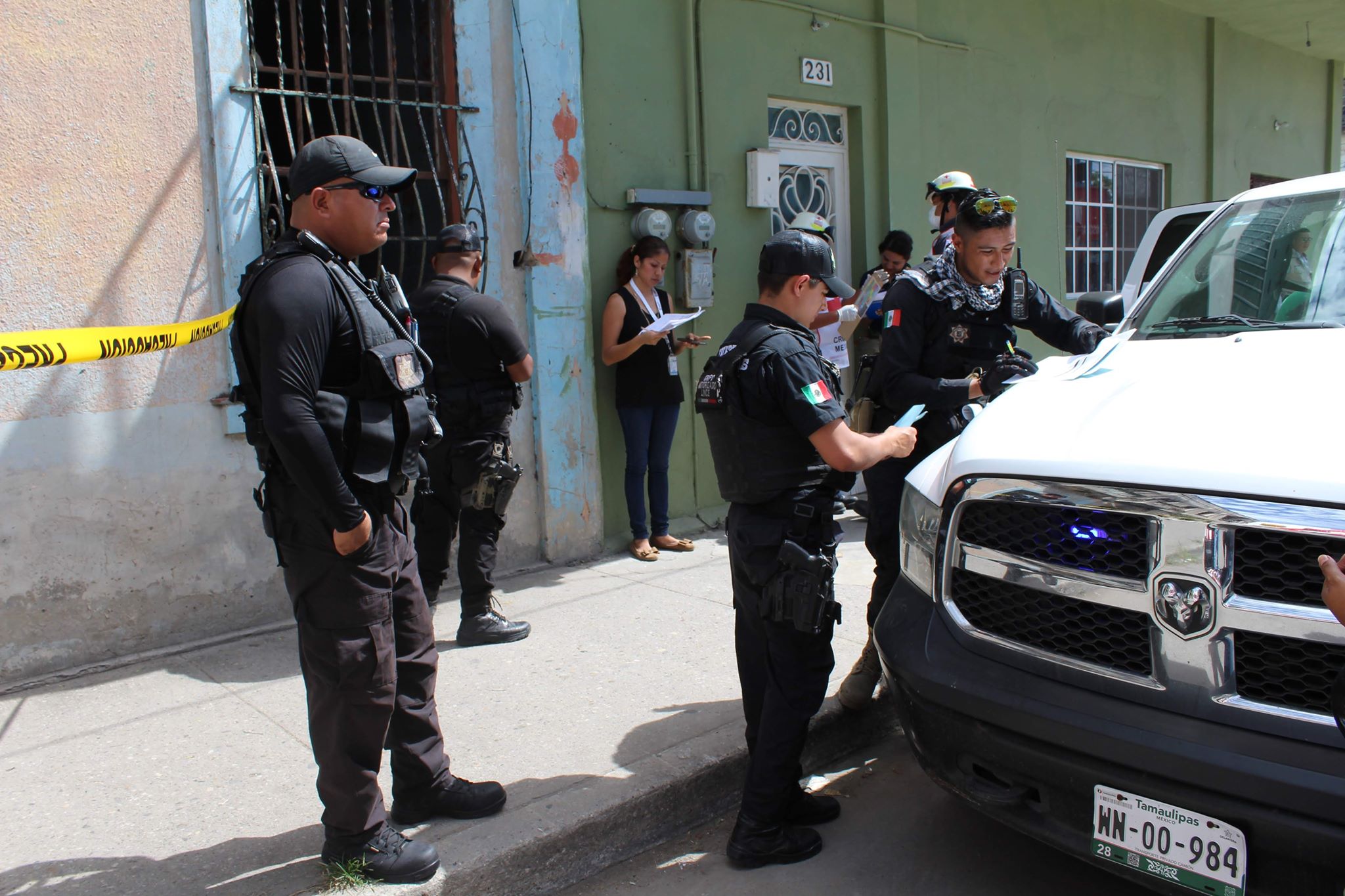 Policía de Tamaulipas (Foto/Noel Vergara)