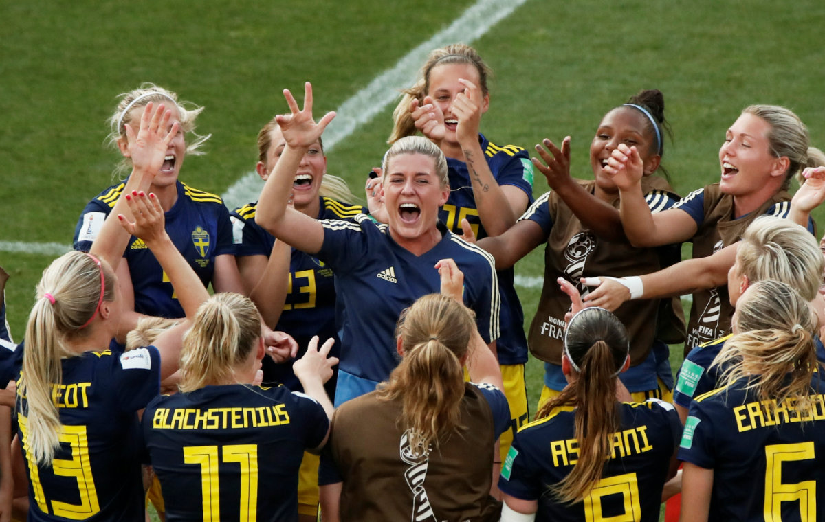 Suecia venció a Alemania y clasificó a las Semifinales del Mundial Femenil Francia 2019 (Reuters)