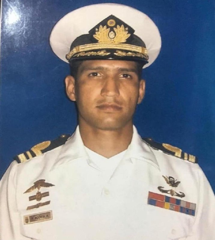 El capitán de corbeta venezolano, Rafael Acosta Arévalo. (Tomada de @jguaido )
