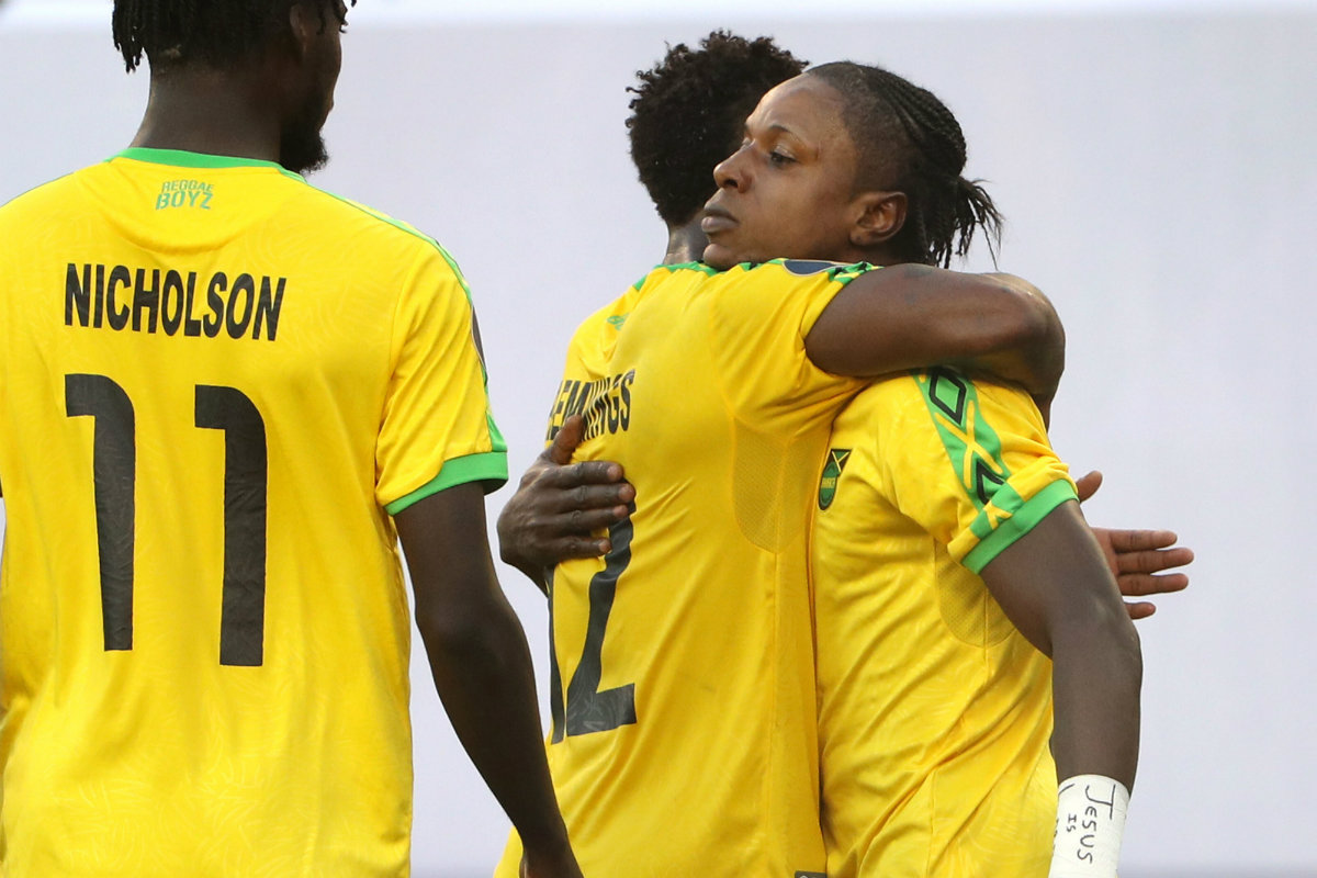 Darren Mattocks marcó el gol del triunfo de Jamaica sobre Panamá (AFP)