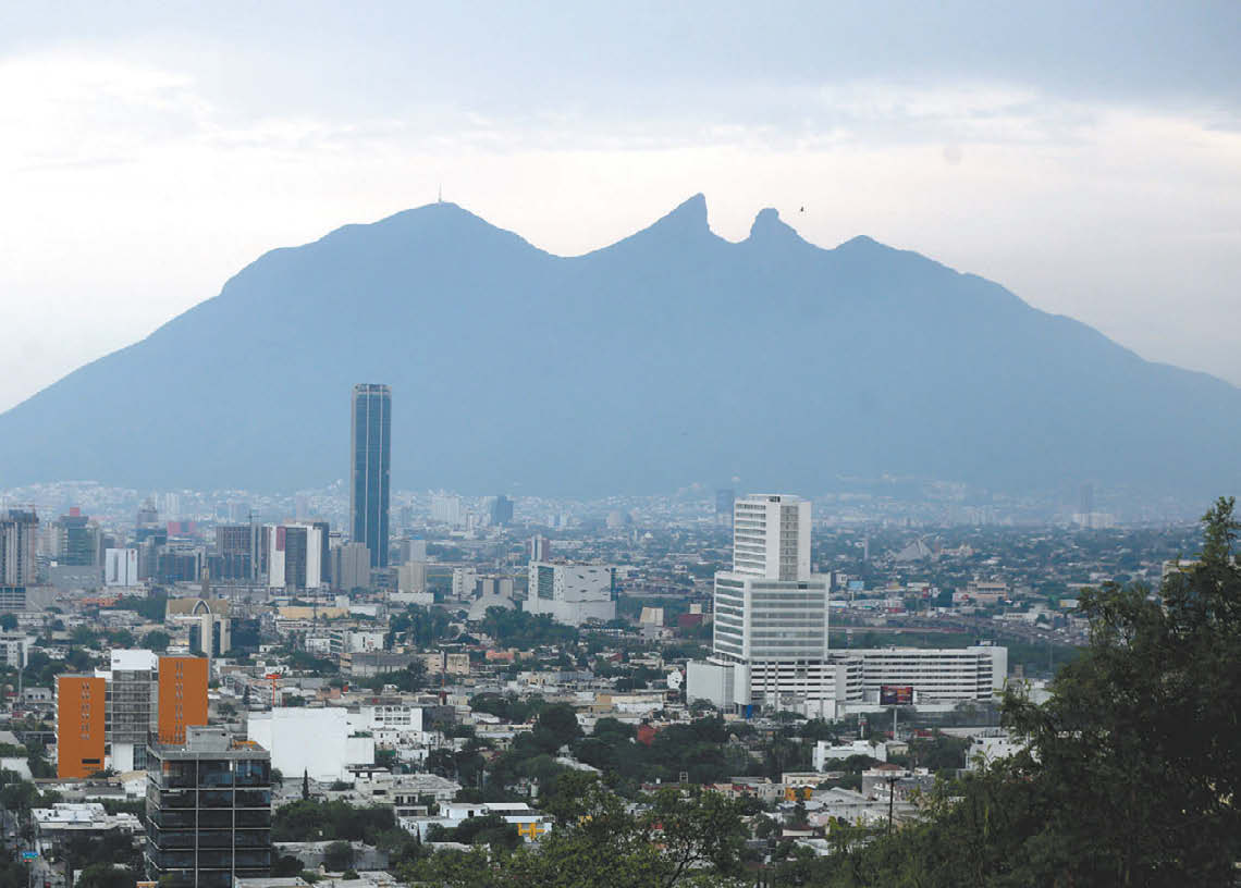 Monterrey y su área metropolitana. Foto: Leonel Rocha.