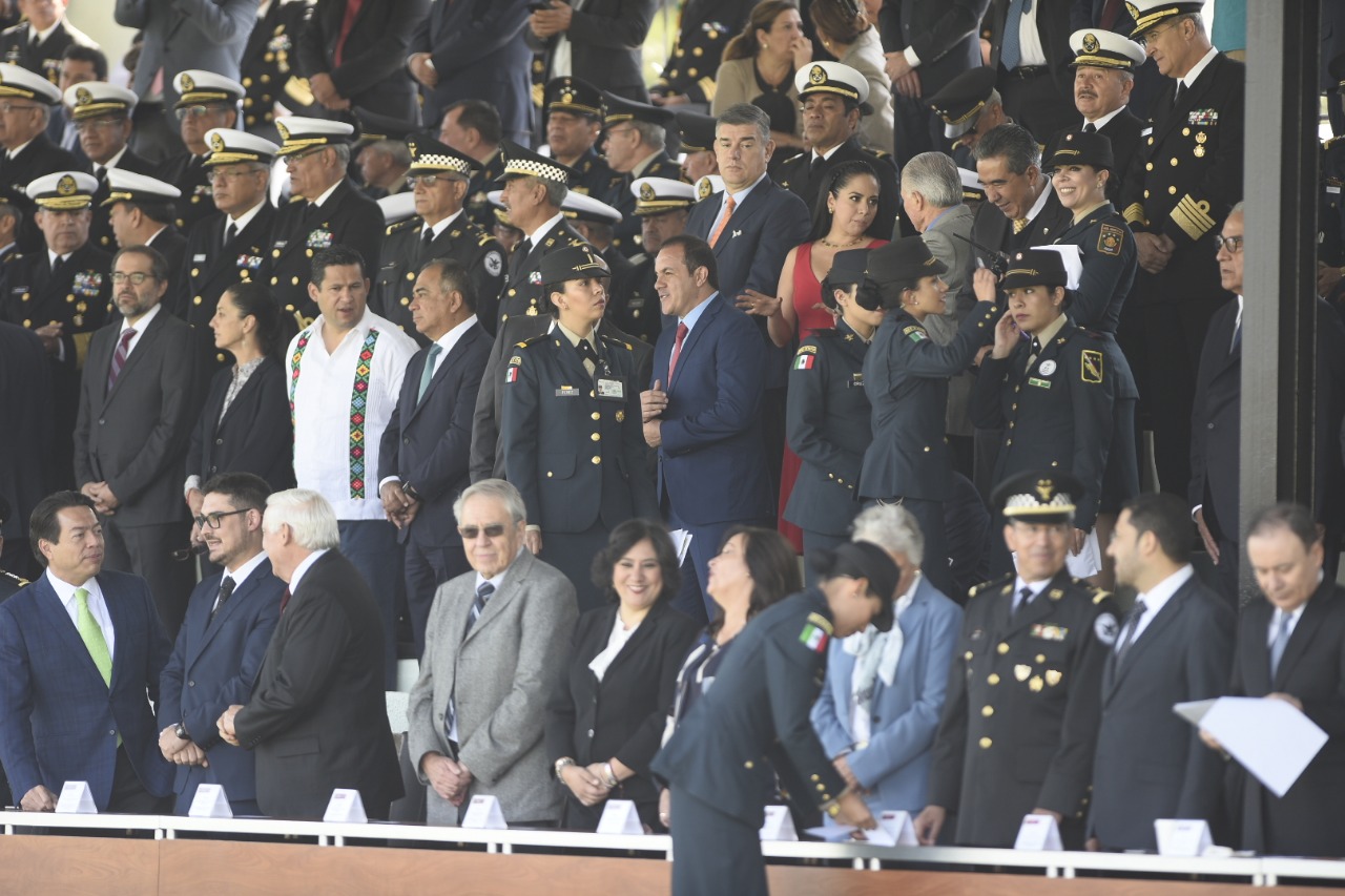 El gobernador asistió al arranque del despliegue de la Guardia Nacional.