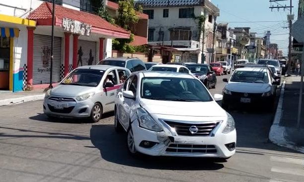 Vehículo involucrado en el percance.