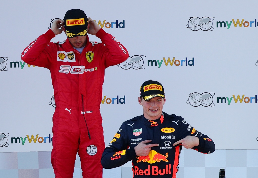 Verstappen venció a Lecerc en Austria (Reuters)