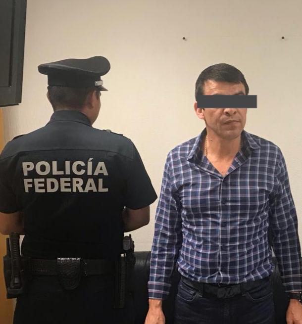 La detención se realizó a través de un operativo conjunto con las divisiones de Inteligencia y Seguridad Regional de la Policía Federal. /Especial