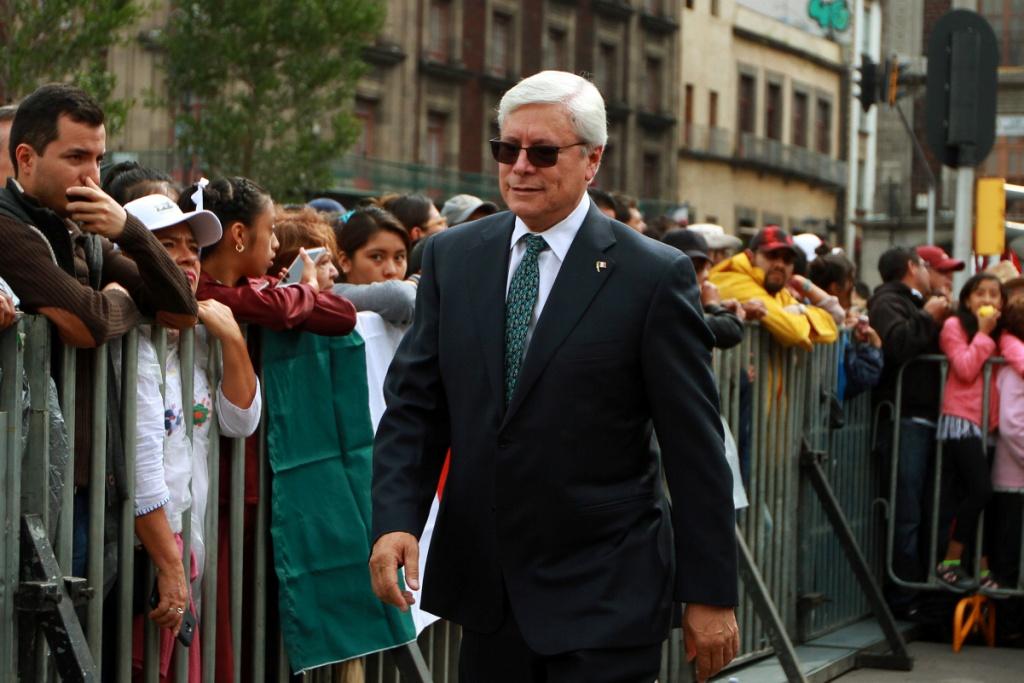 El gobernador electo de Baja California, Jaime Bonilla, acudió al evento; iniciará funciones en noviembre (Notimex)