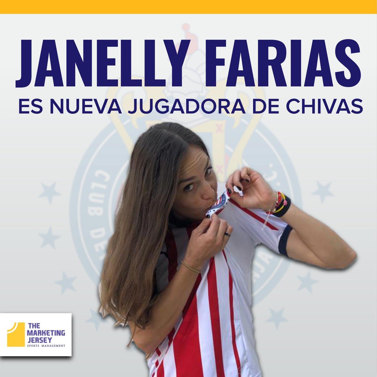Janelly Farías, nueva jugadora de Chivas Femenil (Twitter @janellyfarias)