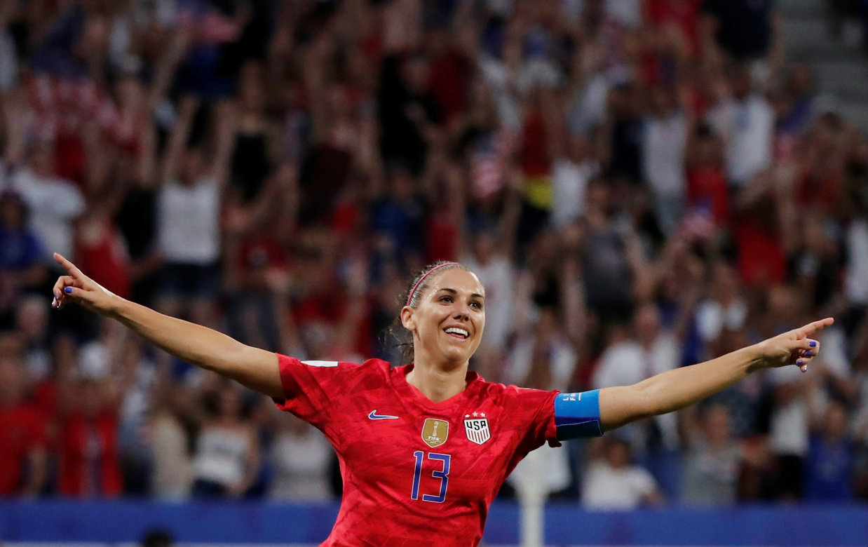 ¿Quién es Alex Morgan, la máxima goleadora del Mundial Femenil? (Reuters)