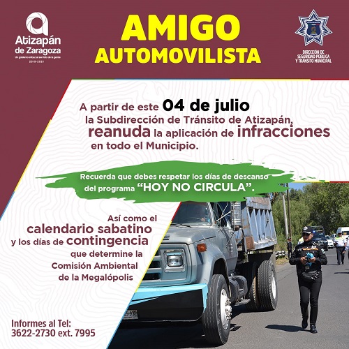 Aviso del municipio. (Especial)