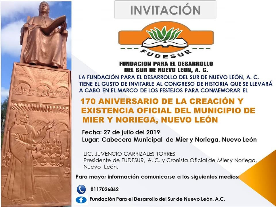 Las conferencias se realizarán en el centro histórico de Mier y Noriega el día 27 de julio. Foto: Especial