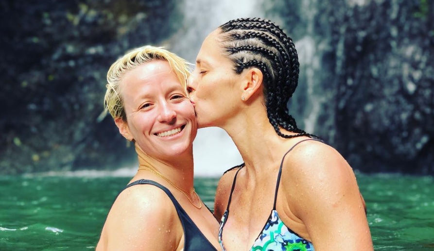Megan Rapinoe y su novia Sue Bird (Instagram: @mrapinoe)