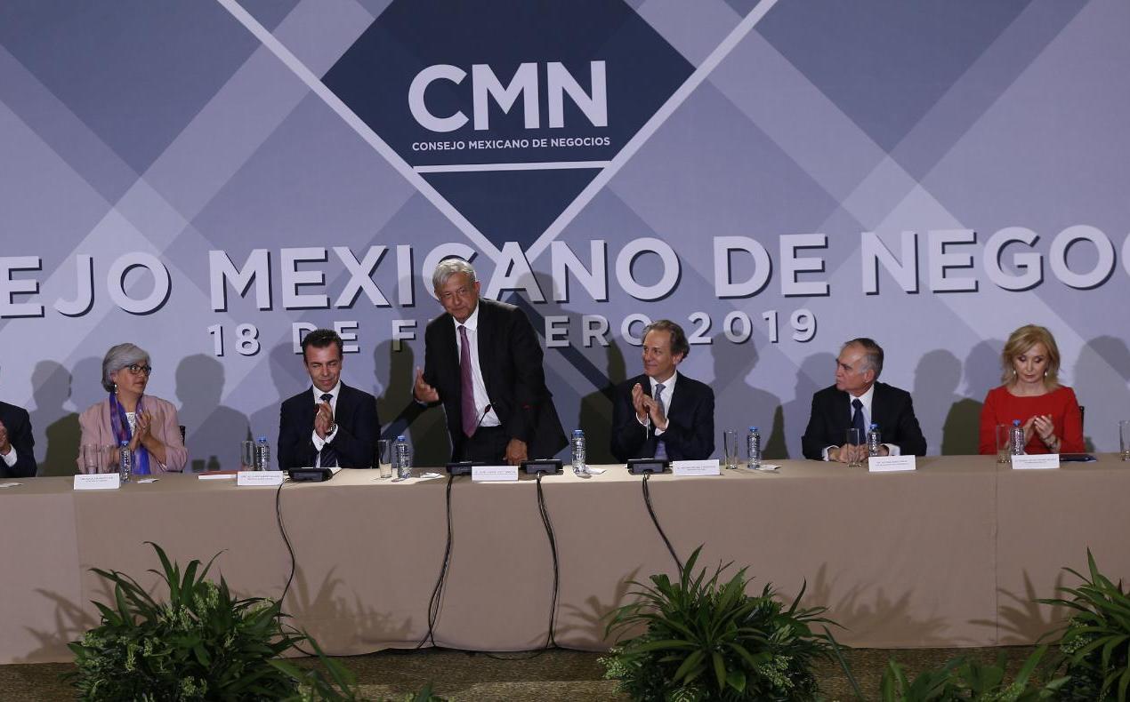 AMLO se reúne con presidentes de CCE y Consejo Mexicano de Negocios ...