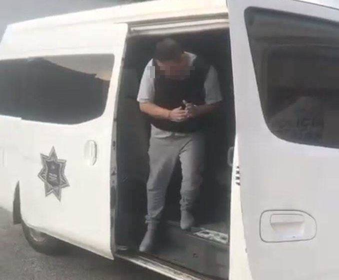 El productor Mario Miranda al momento de salir del Cedes Altamira para continuar con su juicio (Foto/Noel Vergara)