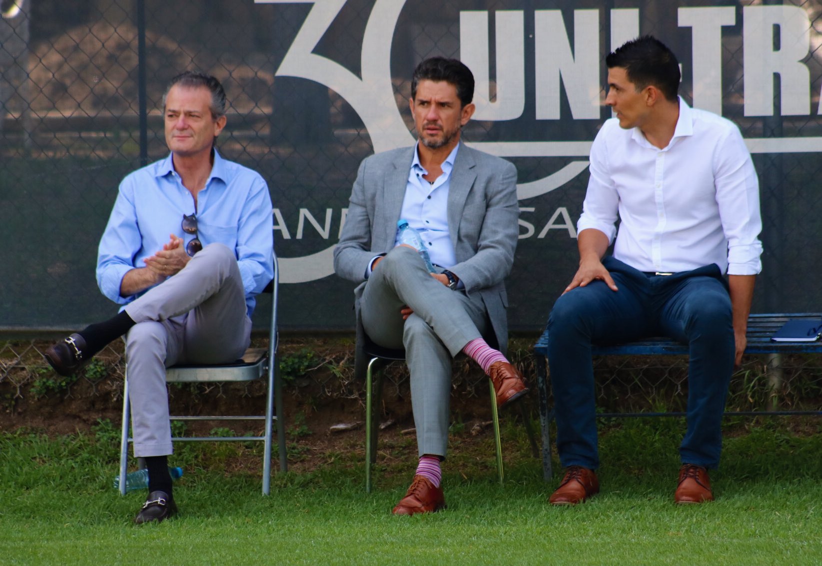 Alejandro Irarragorri, presidente del Consejo de Administración de Orlegi Sports, al centro (Tomada de Twitter @atlasfc)