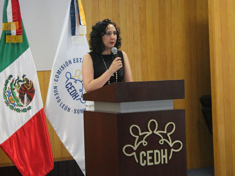Sofía Velasco, presidenta de la Comisión Estatal de Derechos Humanos (CEDH) Foto: Especial