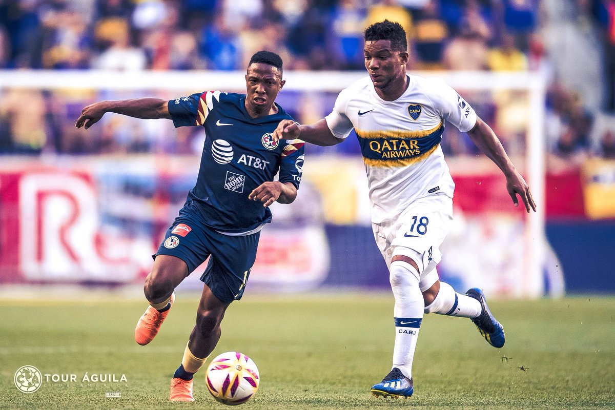 América cayó ante el Boca Juniors en duelo de pretemporada (@ClubAmerica)