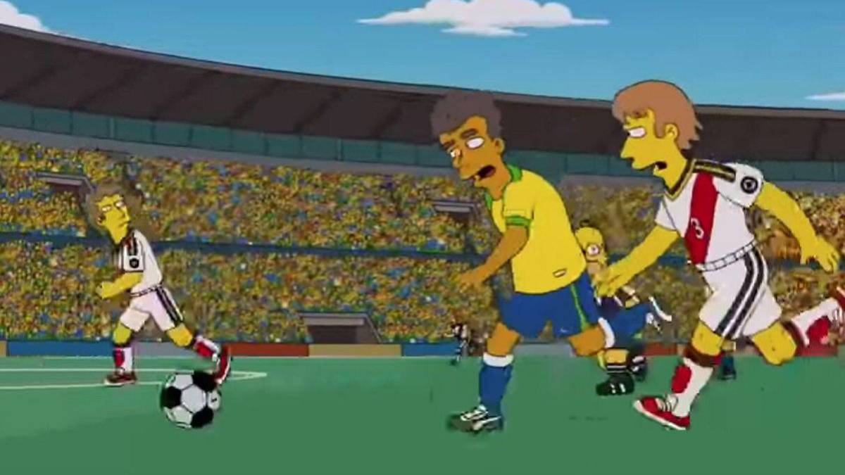 Capítulo 'No tienes que vivir como un árbitro' de la serie animada Los Simpson (Especial)