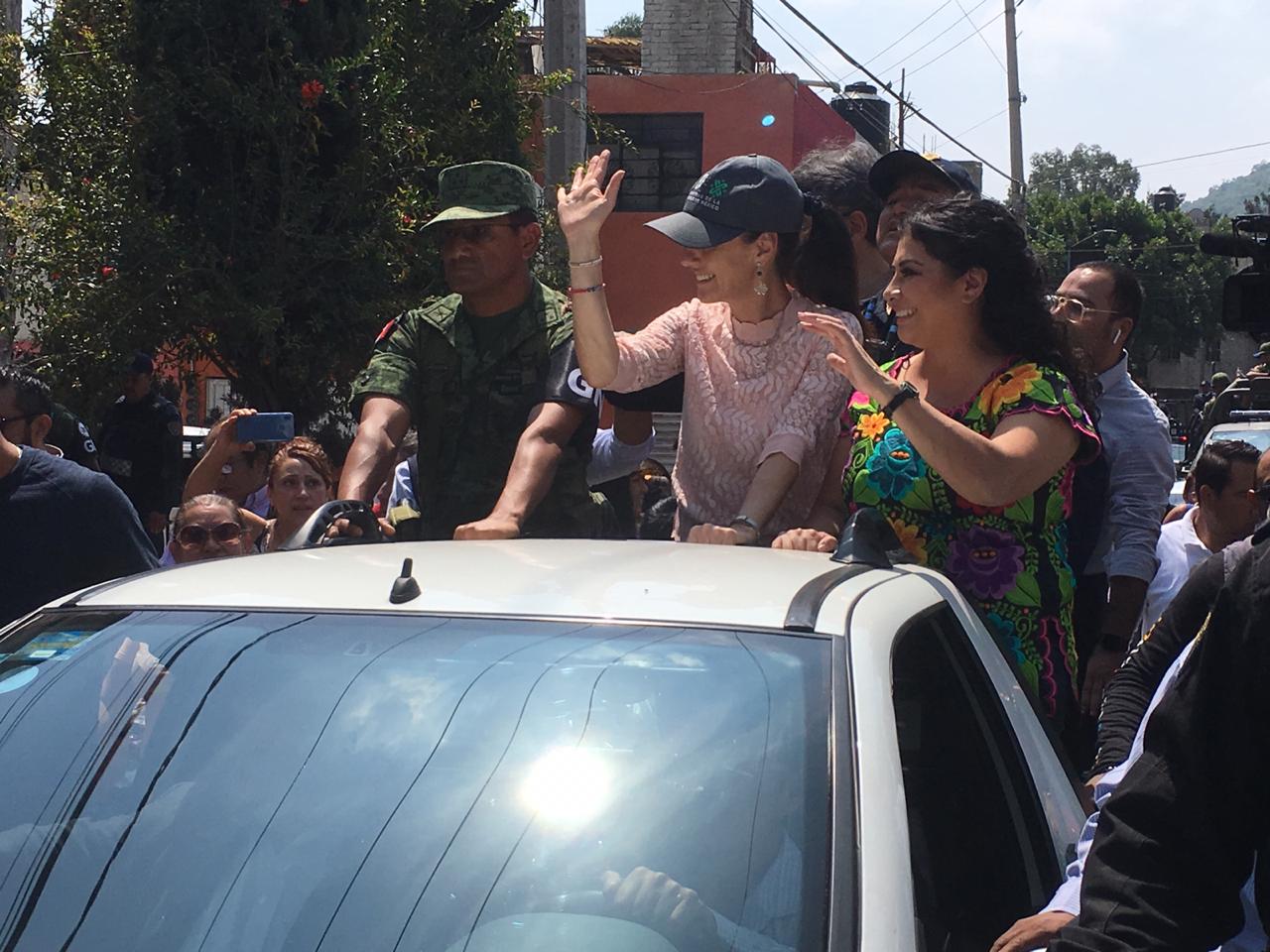 Claudia Sheinbaum y Clara Brugada dan bienvenida a Guardia Nacional en Iztapalapa/Jorge Almazán.