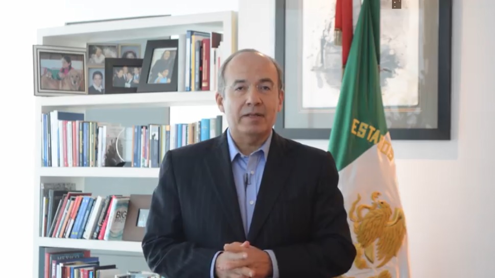 El ex presidente Felipe Calderón Hinojosa. (Captura de video)