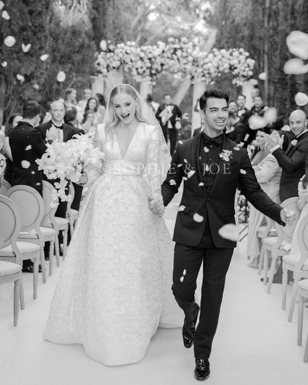Sophie y Joe se casaron en una ceremonia privada el 29 de junio (Instagram).