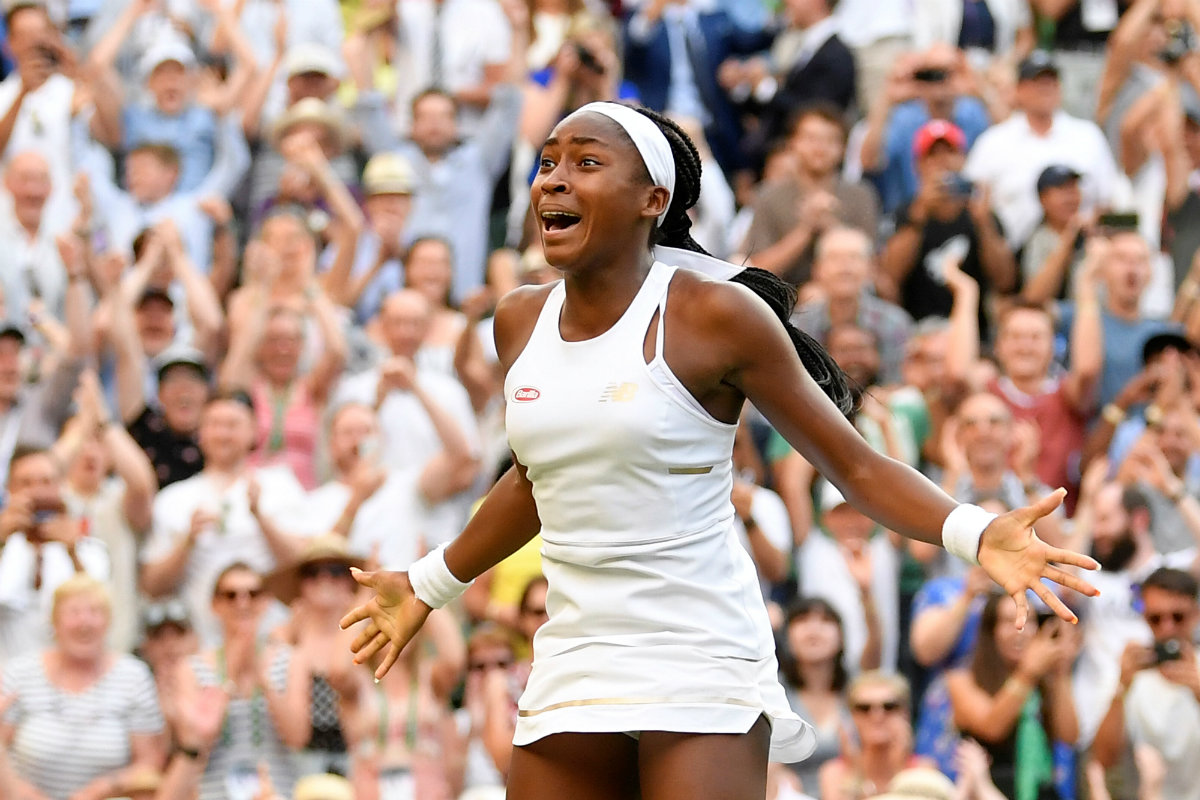 Cori Gauff derrotó a Polona Hercog y avanzó a Octavos de Final en Wimbledon (Reuters)