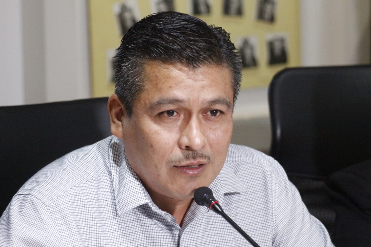 Eusebio de Gante Rodríguez, presidente municipal de Hueytamalco (Jesús Zavala)