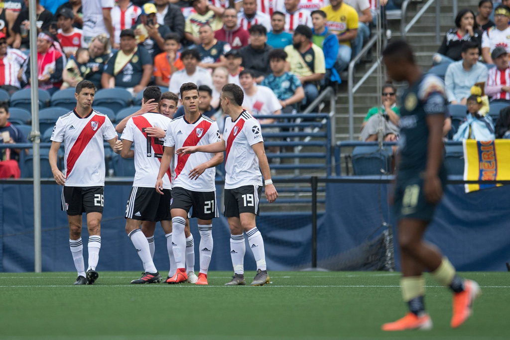 América cayó ante River Plate  (Mexsport)