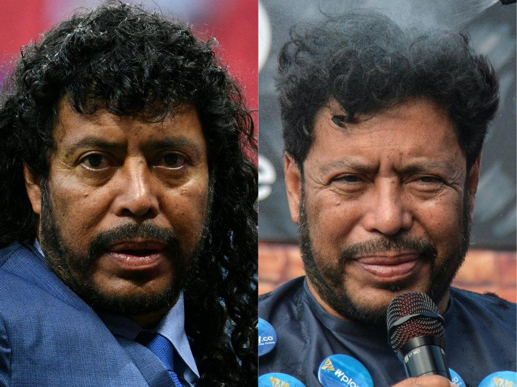 René Higuita pierde cabellera por apuesta en Copa América (AFP)