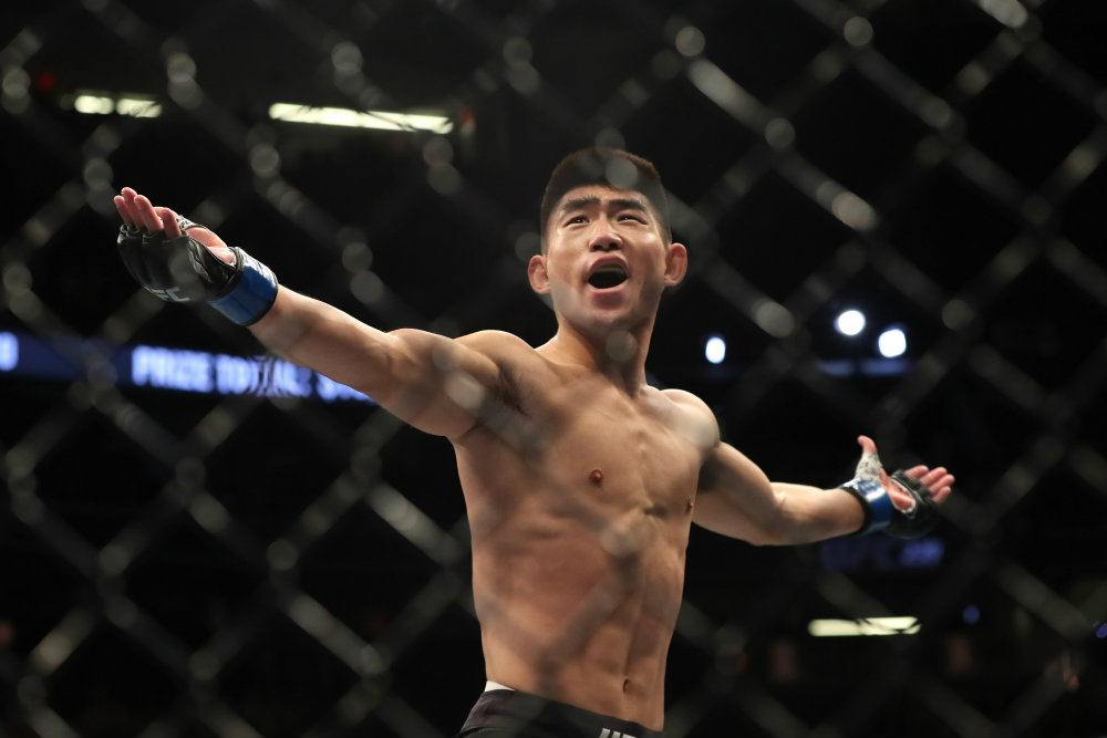 Song Yadong tuvo una gran victoria en UFC 239 (AFP)
