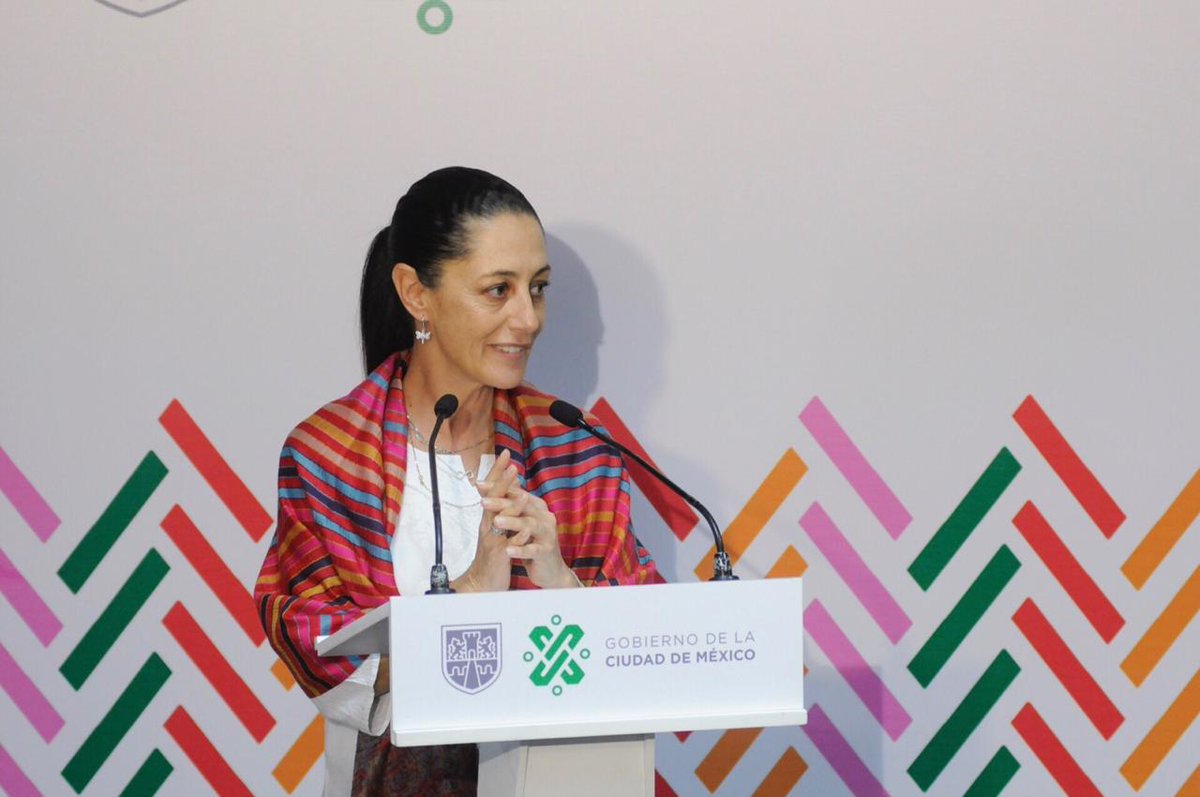 Claudia Sheinbaum, jefa de Gobierno de la CdMx. (Tomado de @SECTEI_CDMX)