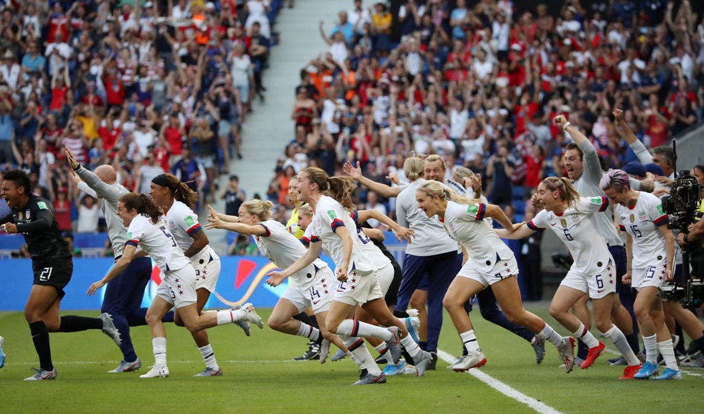 Estados Unidos festeja la victoria (Reuters)