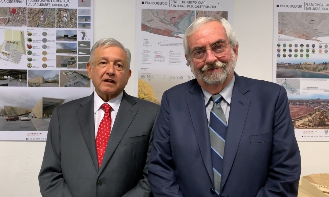 AMLO presentó con el rector de la UNAM el programa de mejoramiento integral de barrios (Especial)