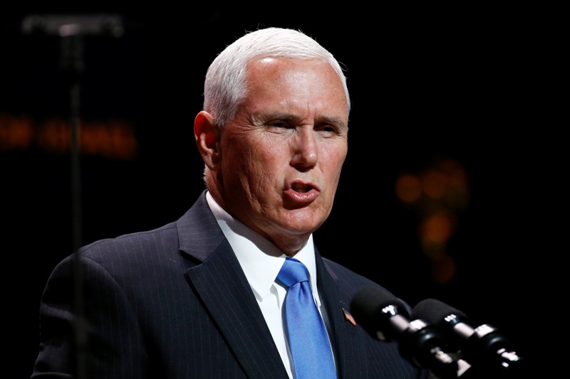 El vicepresidente de Estados Unidos, Mike Pence. (AP)