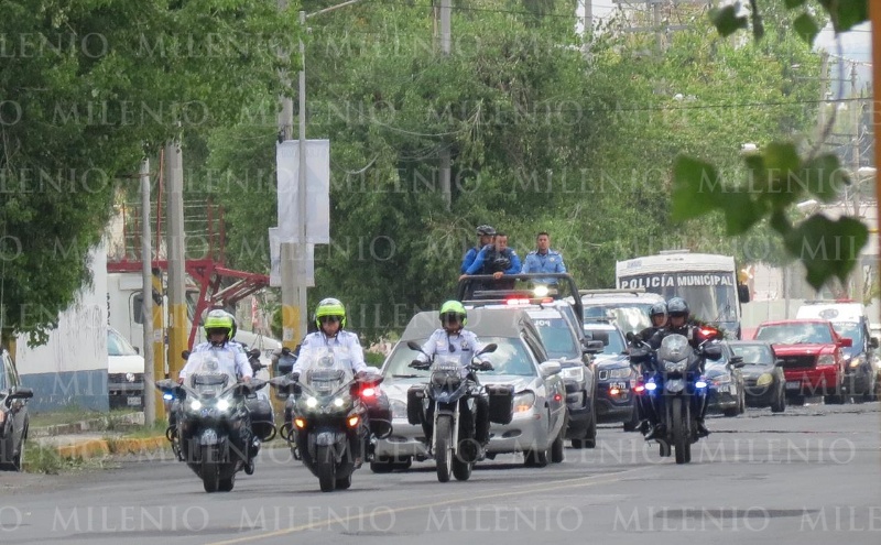 Homenajean a policía asesinado (Andrés Sánchez)