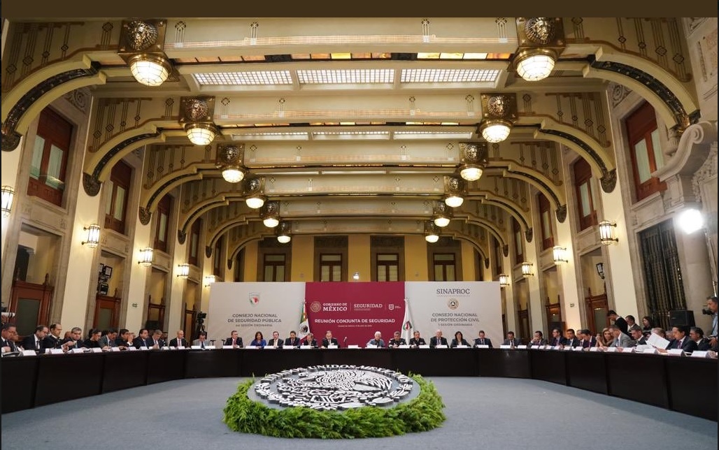 Participa Barbosa en reunión del Consejo Nacional de Seguridad (Especial)