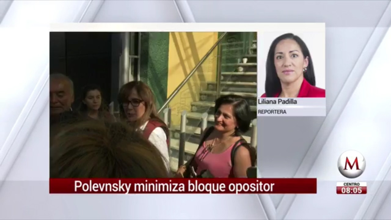 Pese a bloque opositor, cuento con respaldo de AMLO: Polevnsky