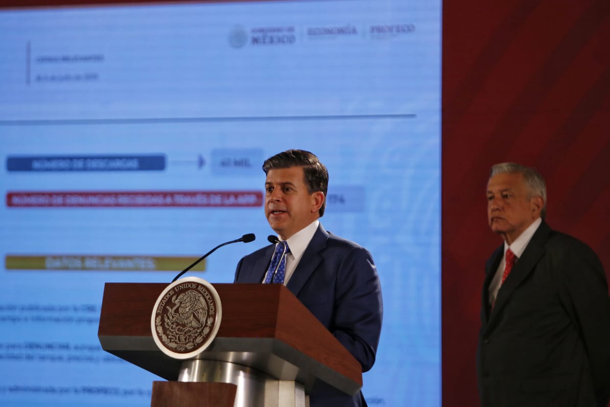 Ricardo Sheffield Padilla, titular de la Profeco/Ariana Pérez.