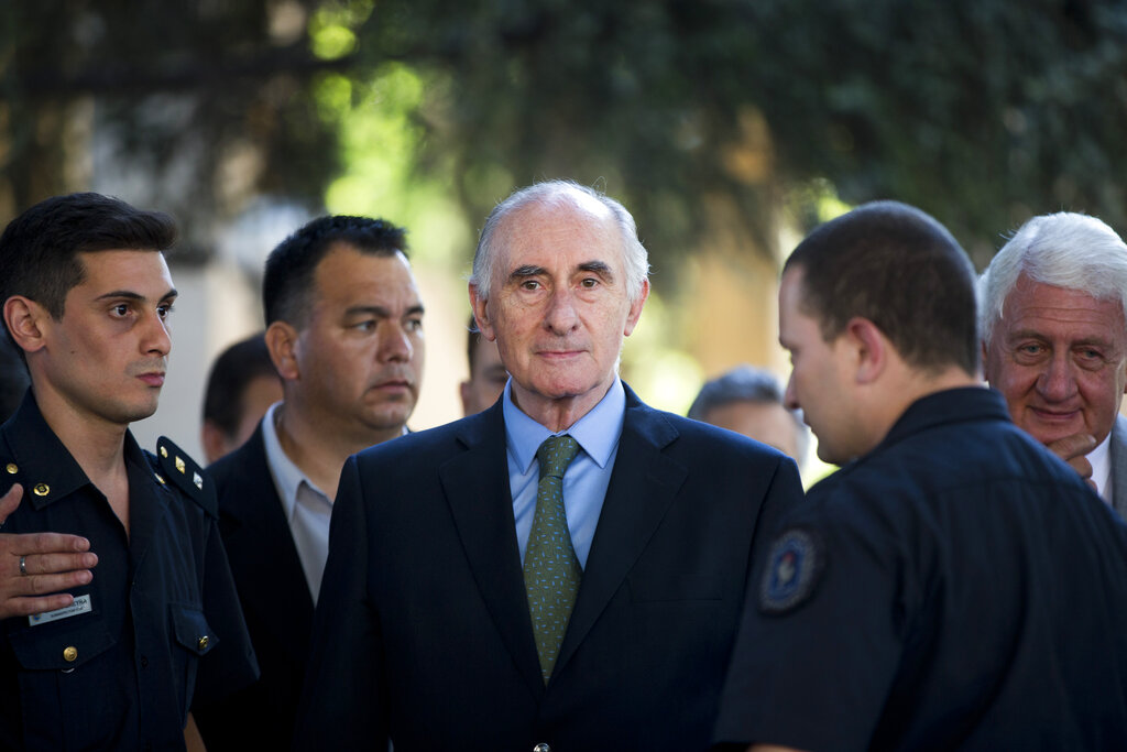 El ex presidente de Argentina, Fernando de la Rúa. AP