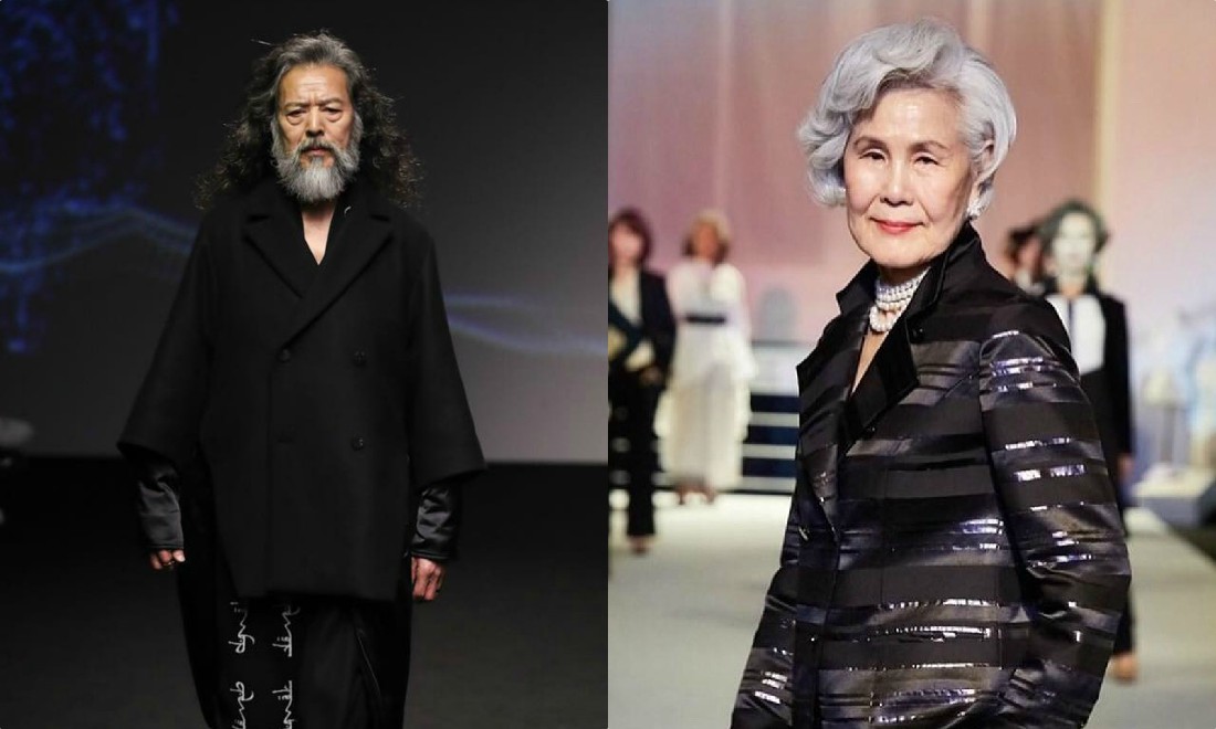 son modelos coreanos de la tercera edad (Instagram).