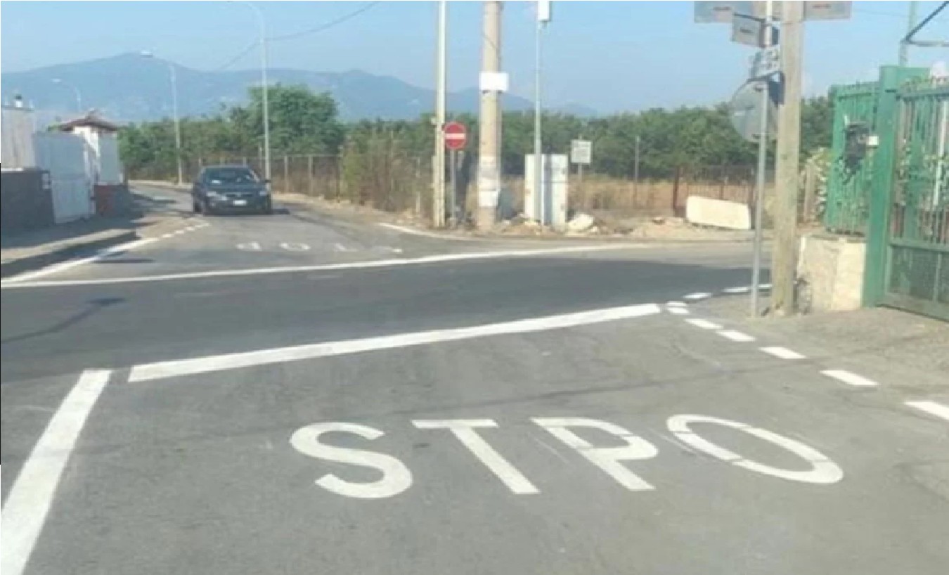 STPO: el error vial que se ha hecho viral en Italia