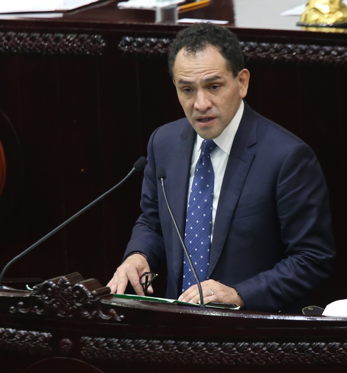 Arturo Herrera Gutiérrez, secretario de Hacienda. (Jorge Sánchez)